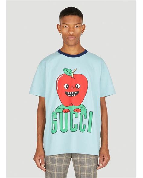 gucci apple t shirt|Gucci t shirt online shop.